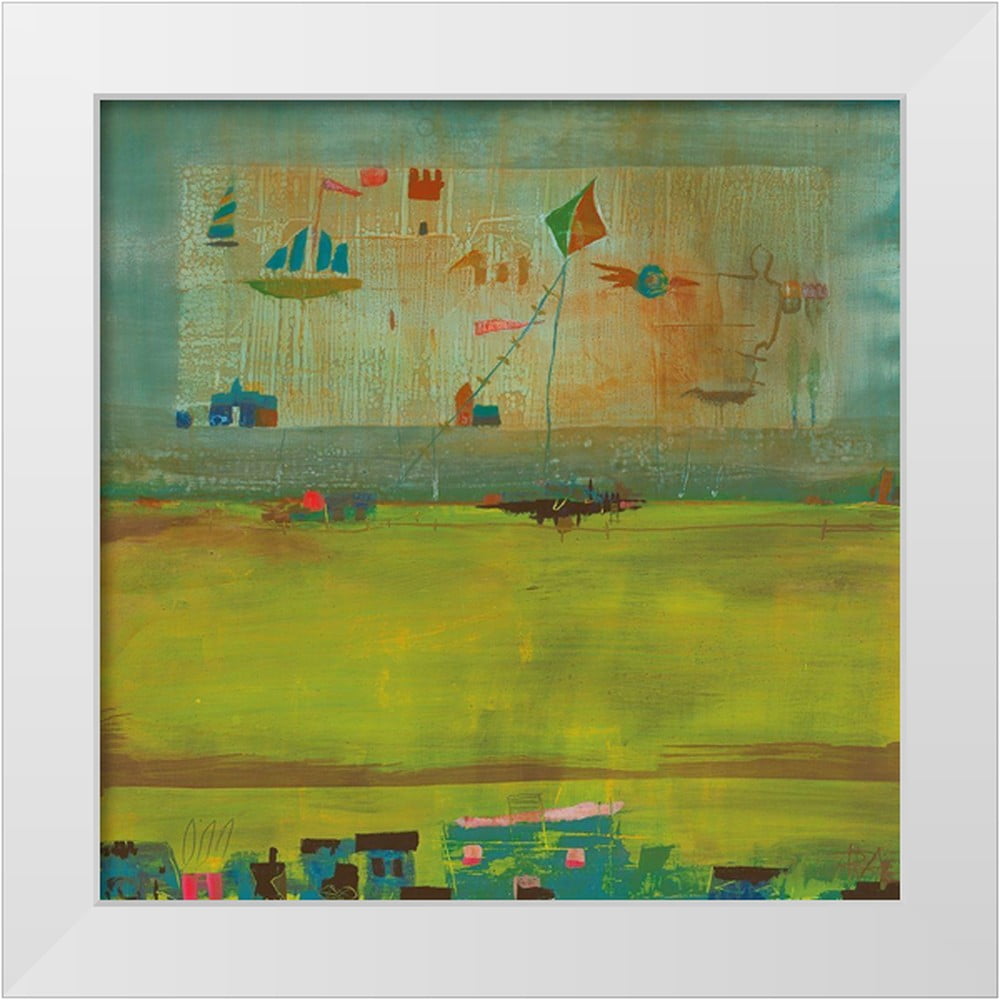 Richter-Armgart, Rose 20x20 White Modern Wood Framed Museum Art Print ...