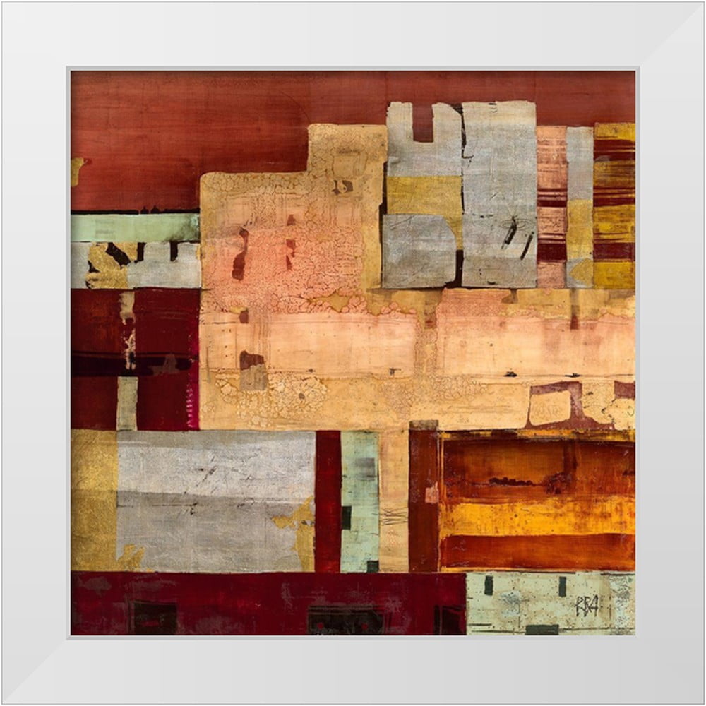 Richter-Armgart, Rose 20x20 White Modern Wood Framed Museum Art Print ...