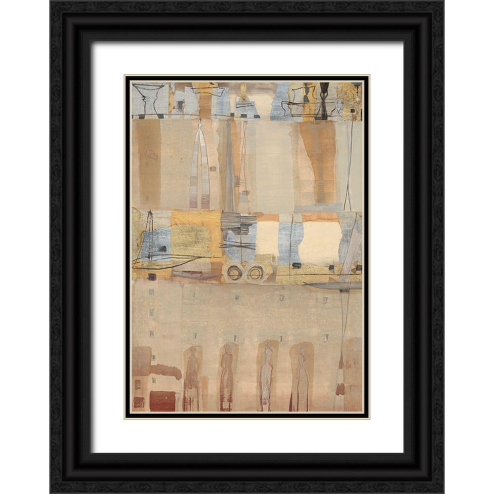 Richter-Armgart, Rose 24x32 Black Ornate Wood Framed with Double ...
