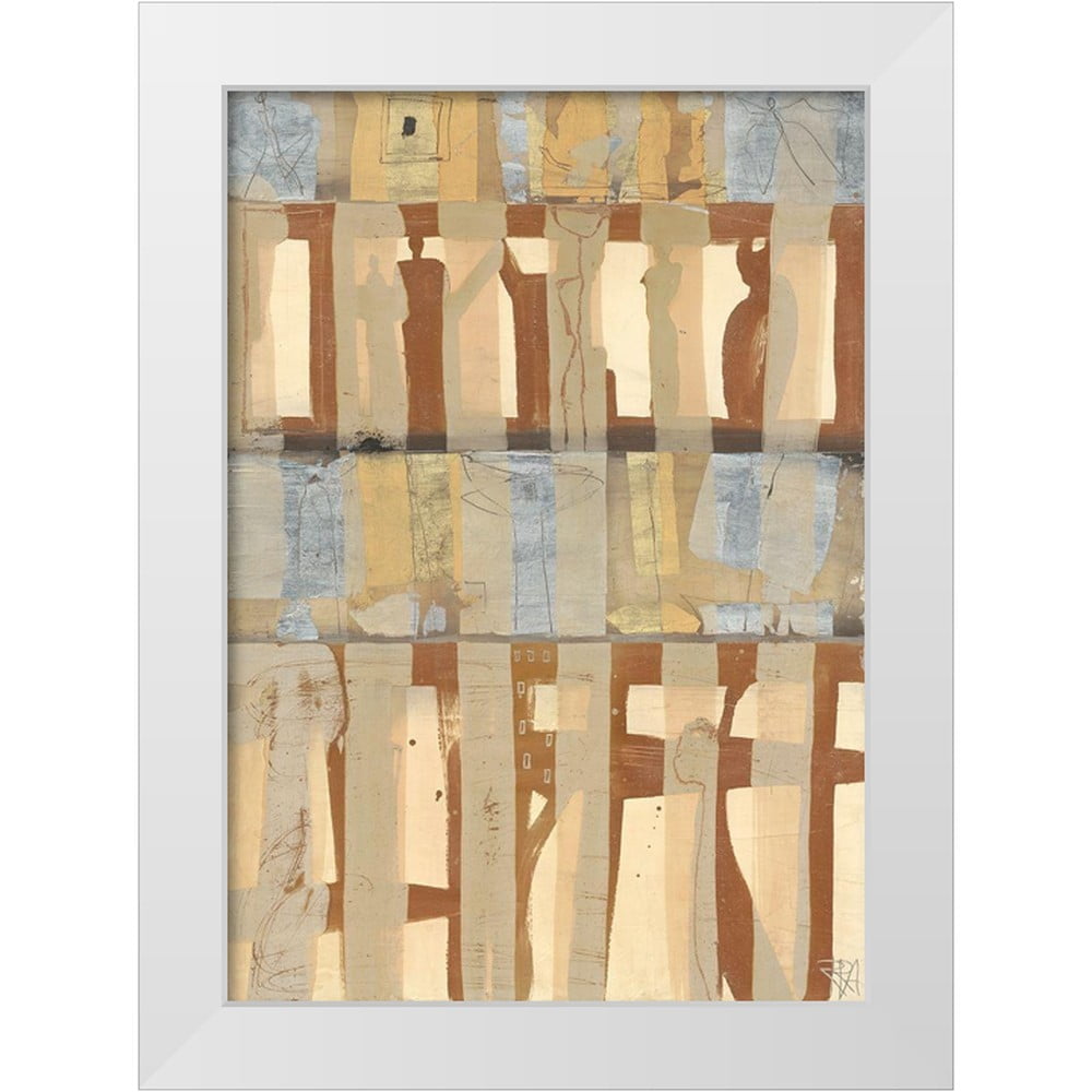 Richter-Armgart, Rose 24x32 White Modern Wood Framed Museum Art Print ...
