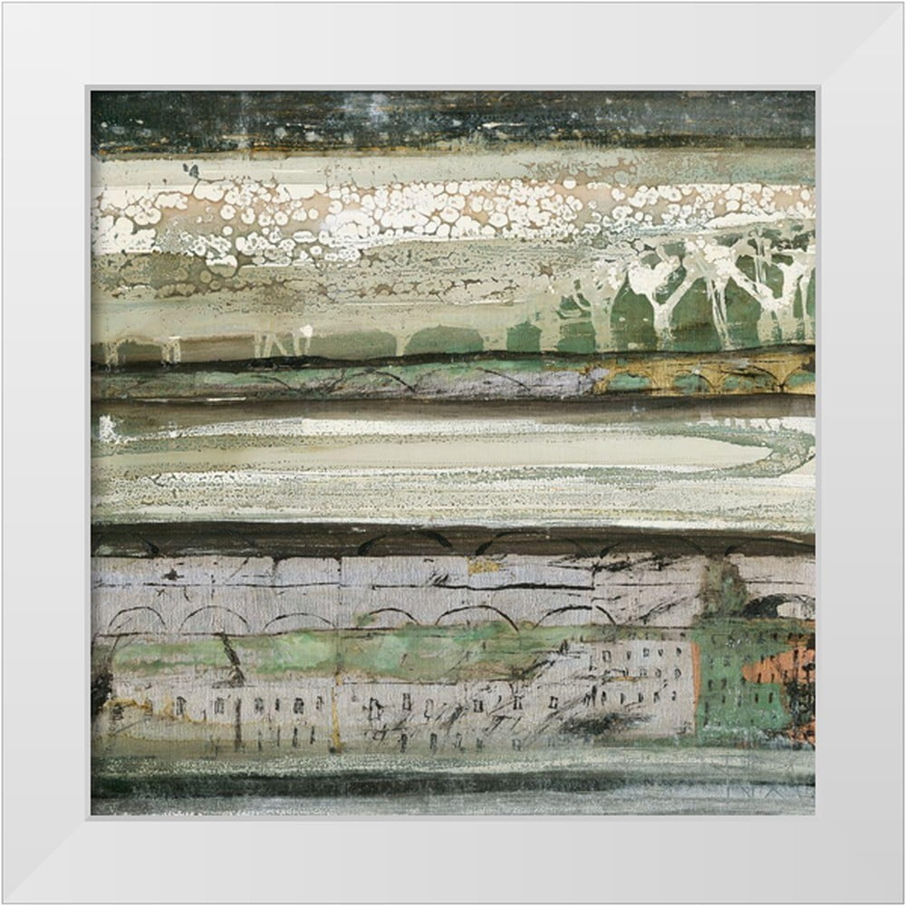 Richter-Armgart, Rose 26x26 White Modern Wood Framed Museum Art Print ...