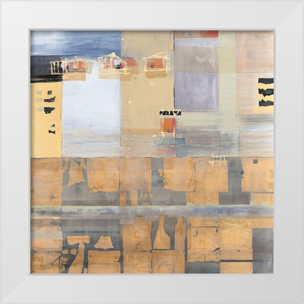 Richter-Armgart, Rose 26x26 White Modern Wood Framed Museum Art Print ...