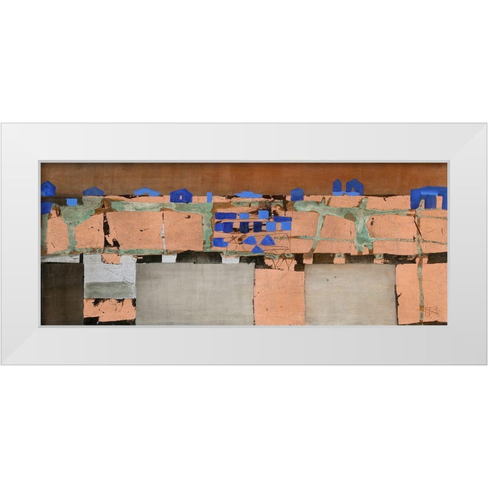 Richter-Armgart, Rose 32x15 White Modern Wood Framed Museum Art Print ...