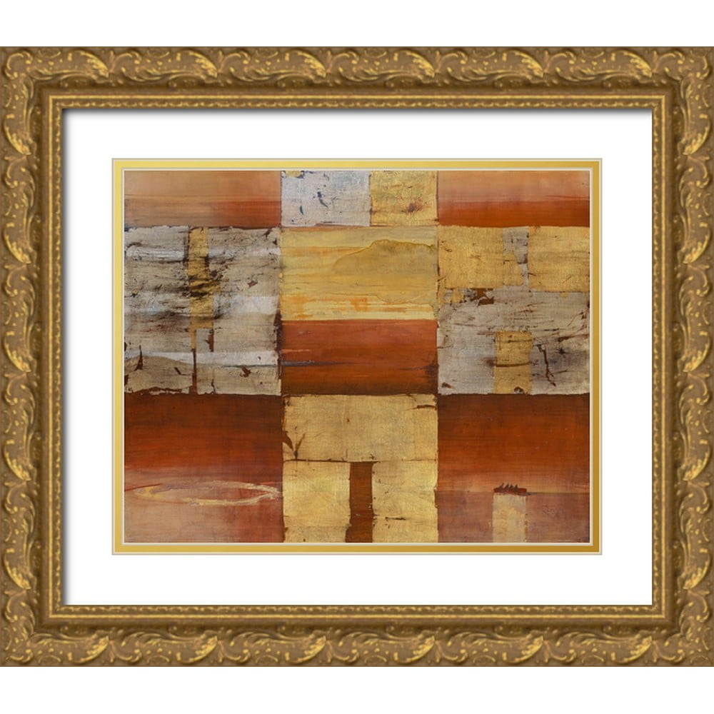 Richter-Armgart, Rose 32x26 Gold Ornate Wood Framed with Double Matting ...
