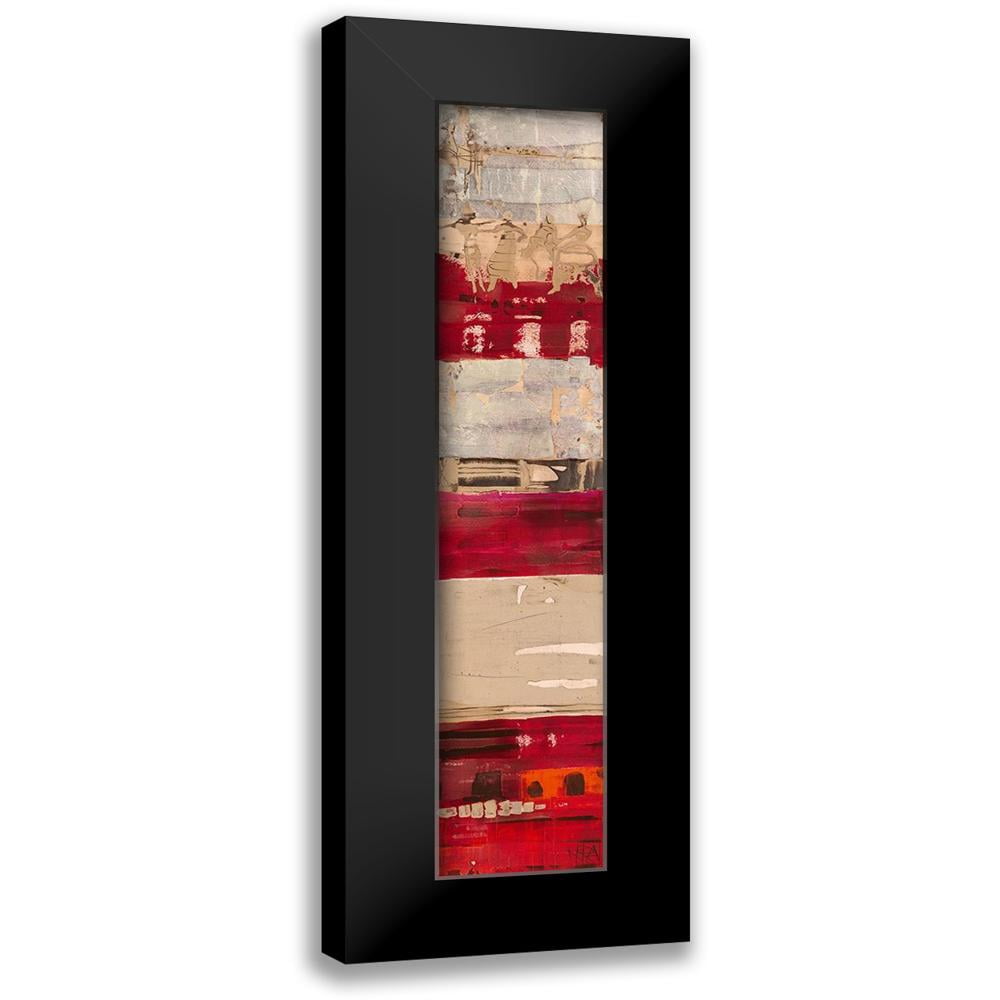 Richter-Armgart, Rose 6x14 Black Modern Framed Museum Art Print Titled ...