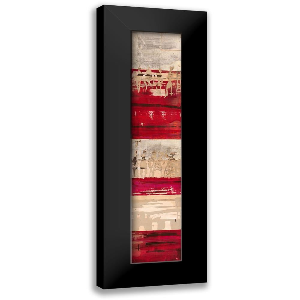 Richter-Armgart, Rose 6x14 Black Modern Framed Museum Art Print Titled ...