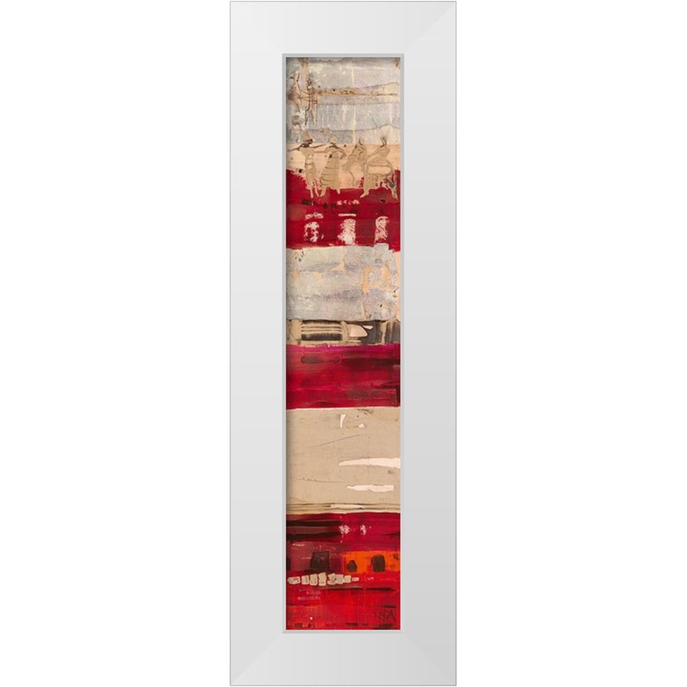 Richter-Armgart, Rose 6x14 White Modern Wood Framed Museum Art Print ...