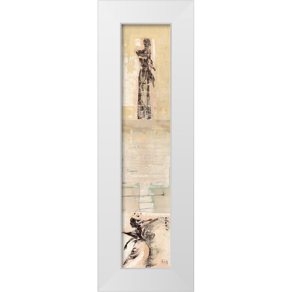 Richter-Armgart, Rose 6x14 White Modern Wood Framed Museum Art Print ...