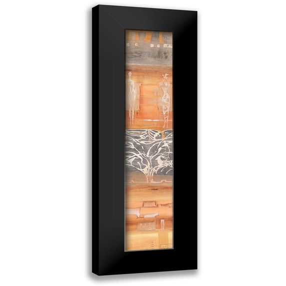 Richter-Armgart, Rose 8x24 Black Modern Framed Museum Art Print Titled - Kazem