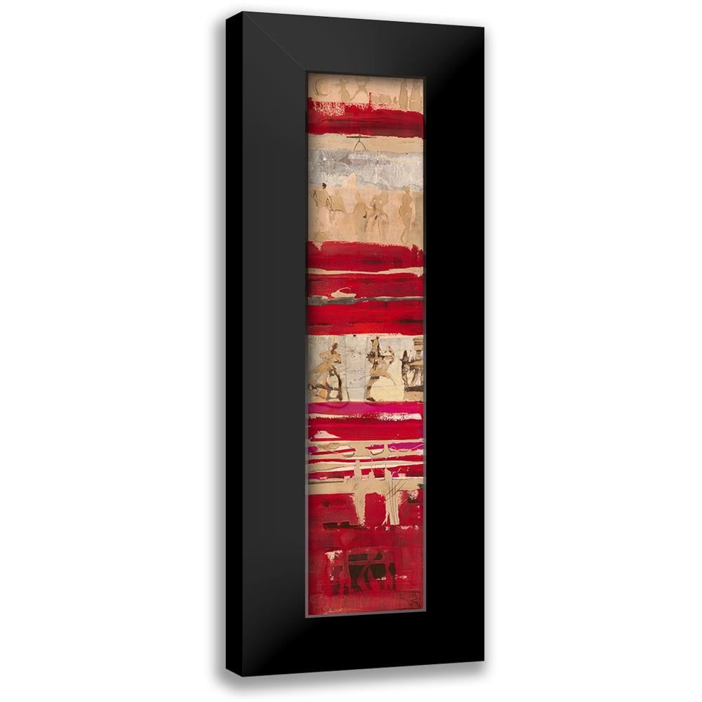 Richter-Armgart, Rose 8x24 Black Modern Framed Museum Art Print Titled ...