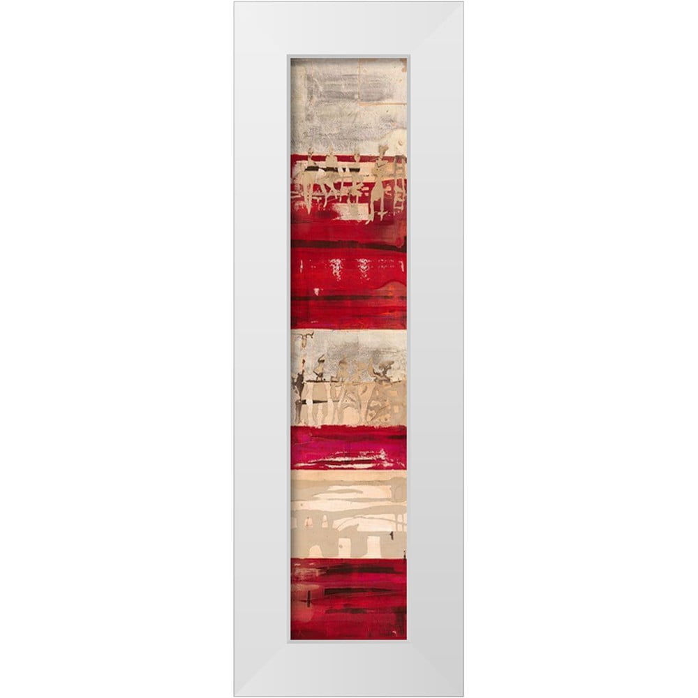 Richter-Armgart, Rose 8x24 White Modern Wood Framed Museum Art Print ...