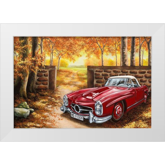 Richter, Cornelia 14x11 White Modern Wood Framed Museum Art Print Titled - Pause