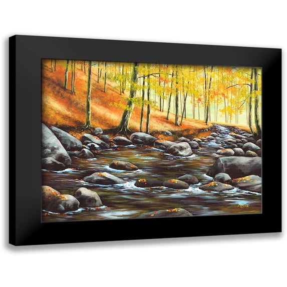 Richter, Cornelia 14x12 Black Modern Framed Museum Art Print Titled - Von Stein zu Stein