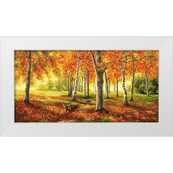 Richter, Cornelia 14x9 White Modern Wood Framed Museum Art Print Titled - Herbststimmung