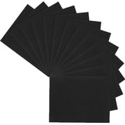 Richword 10 Piece Black Eva Foam Sheets 6" X 9"Can Be Used For Embroidery