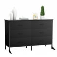 thumbnail image 1 of Richya 47.3'' Chest of Drawers, Dressers for Bedroom 6 Drawer, Steel Frame, Black Dresser, 1 of 13