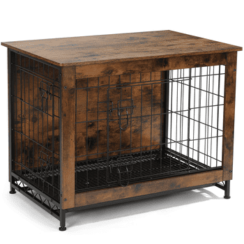Richya Dog Crate Furniture for Medium Dogs Side End table, Dog Kennel for Indoor Up to 45 lbs