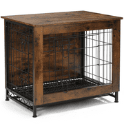 Richya Dog Crate Furniture Up to 30 lbs for Small Dogs Side End Table, Pet Kennel for Indoor