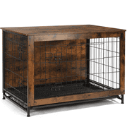 Richya Dog Crate Furniture up to 70 lbs for Large Dogs, Side End Table, Pet Kennel for Indoor