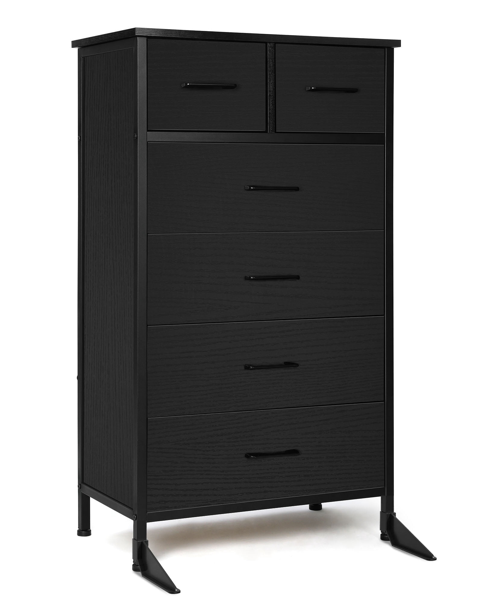 black 6 drawer dresser walmart Mainstays Ardent 6 Drawer Dresser, 53.75" Wide, Black