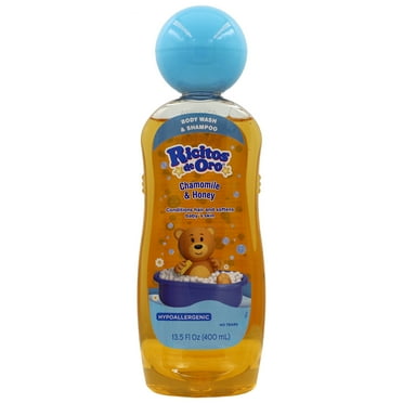 (2 pack) Ricitos De Oro 2 in 1 Baby Hair and Body Wash Shampoo, 13.5 fl oz