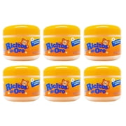 Ricitos De Oro Chamomile Styling Gel, 4.0 fl oz / 115 g, Pack of 6, Gentle Hold for All Hair Types