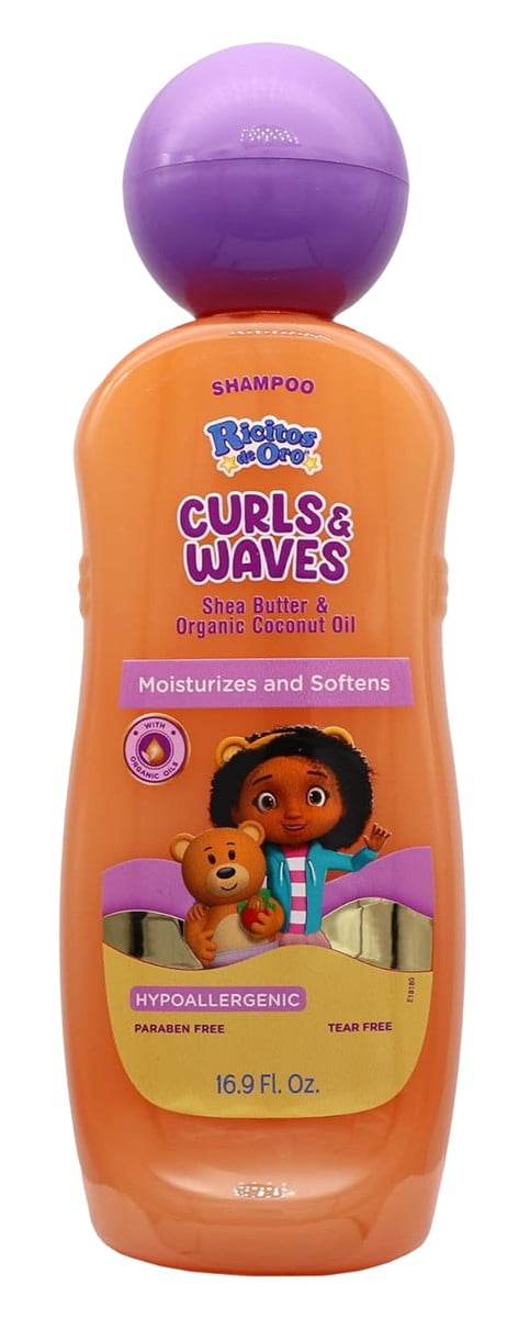 Ricitos De Oro Curls & Waves Shampoo 16.9 Ounce (Pack of 2)