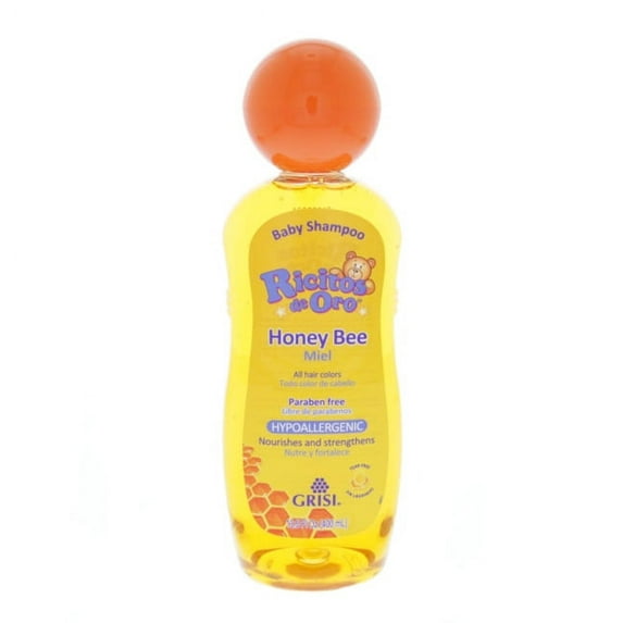 Ricitos de Oro Hypoallergenic Honey Baby Shampoo 400ml - Champu de Miel para Bebe (Pack of 3)