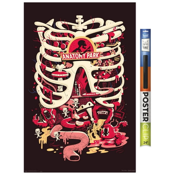 Rick And Morty - Anatomy Park Wall Poster, 22.375" x 34"