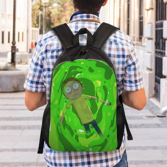 Rick And Morty Anime Backpack Travel Bag 3d Printing Casual Daypack Multifunctional Backpack