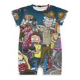 thumbnail image 1 of Rick And Morty Baby Romper Short Sleeve Bodysuits Soft Rompers Summer Clothes One-Piece Jumpsuits Outfits 9-12M, 1 of 8
