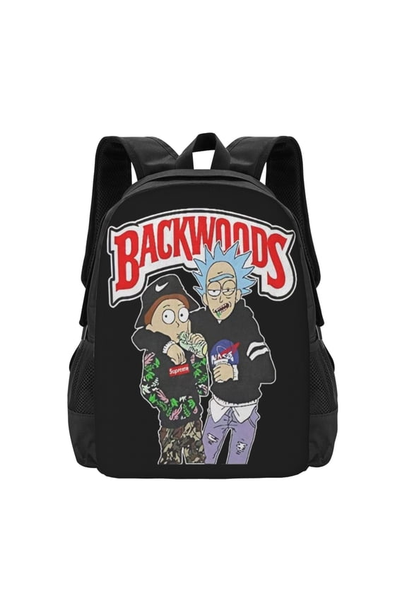 Rick And Morty Backpack Aesthetic College Bookbags Laptop Travel Backpacks Work Large Capacity Adult Bags