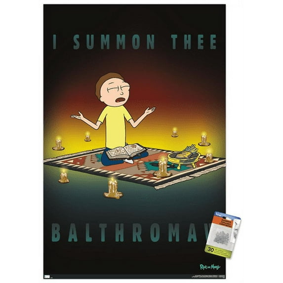 Rick And Morty - Balthromaw Wall Poster with Pushpins, 22.375" x 34"
