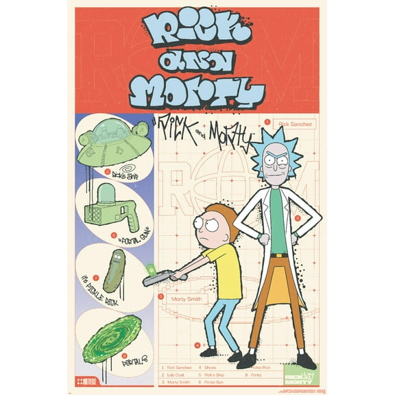 Rick And Morty: Bodega - Multiverse Wall Poster, 22.375" x 34"
