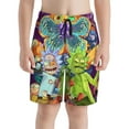 thumbnail image 1 of Rick And Morty Boy'S Swim Trunks Quick Dry Board Shorts Kids Beach Swim Shorts Bathing Suits Swimsuit, 1 of 7