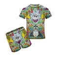 thumbnail image 1 of Rick And Morty Boys 2-Piece Swimsuit Set, Short Sleeve Rash Guard & Swim Trunks, 1 of 7