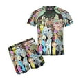 thumbnail image 1 of Rick And Morty Boys 2-Piece Swimsuit Set, Short Sleeve Rash Guard & Swim Trunks, 1 of 7
