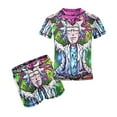 thumbnail image 1 of Rick And Morty Boys 2-Piece Swimsuit Set, Short Sleeve Rash Guard & Swim Trunks, 1 of 7