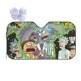 thumbnail image 1 of Rick And Morty Car Windshield Sun Shade Auto Front Window Sunshade Cover Block Uv Rays Sun Visor Protector Car Accessories For Car Truck Suv Small, 1 of 9