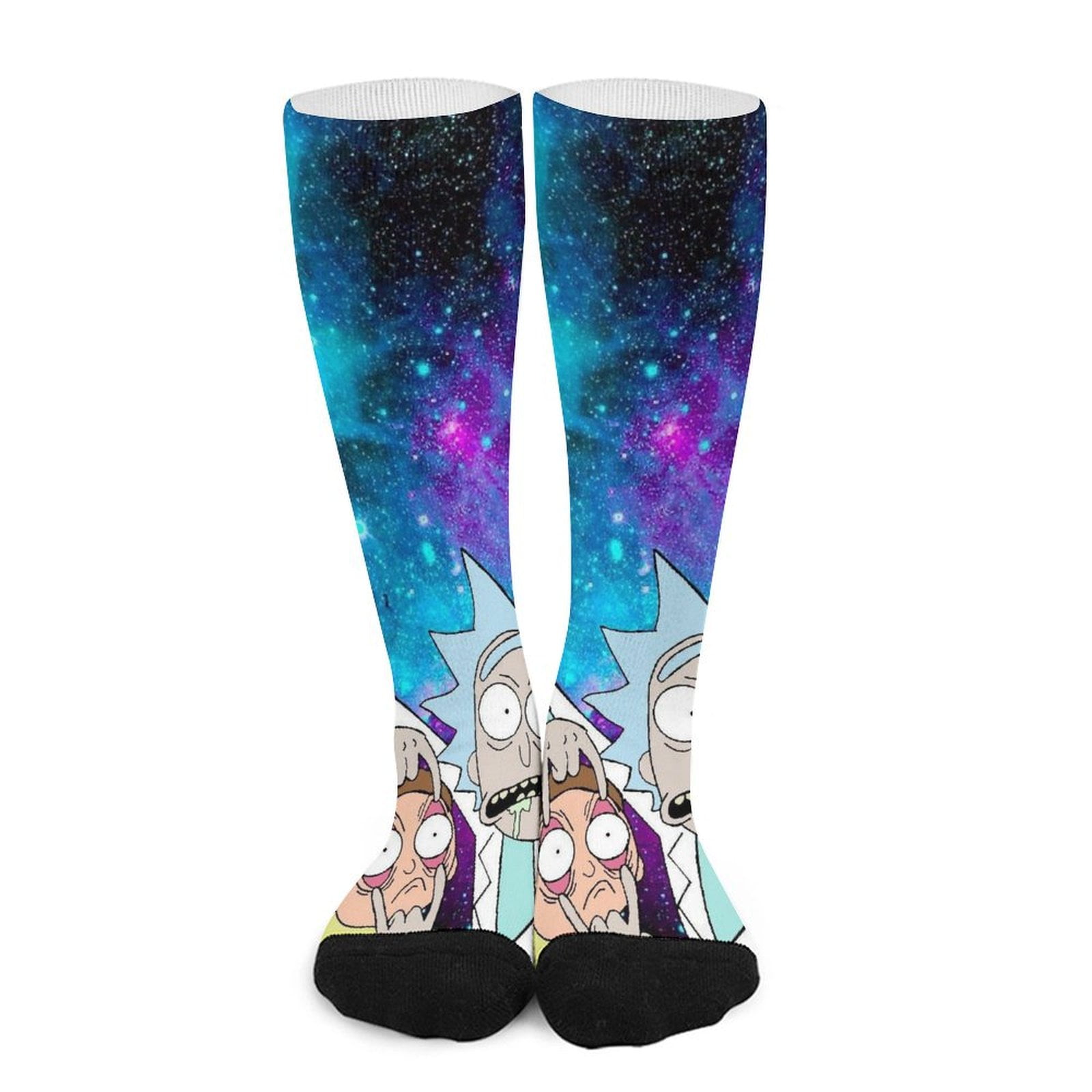SOMVFCAG Rick And Morty Compression Socks for Women And Men - Best Support for Running, Athletic, Recover, Nurse, Travel
