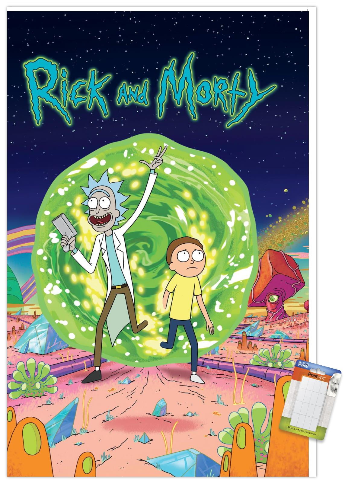 廃盤　大判　ディスプレイ　rick and morty ポスター Rick And Morty - Cover Wall Poster, 14.725