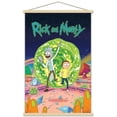 thumbnail image 1 of Rick And Morty - Cover Wall Poster with Wooden Magnetic Frame, 22.375" x 34", 1 of 5