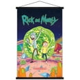 thumbnail image 1 of Rick And Morty - Cover Wall Poster with Wooden Magnetic Frame, 22.375" x 34", 1 of 3