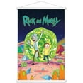 thumbnail image 1 of Rick And Morty - Cover Wall Poster with Wooden Magnetic Frame, 22.375" x 34", 1 of 3