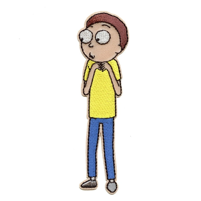 Rick And Morty Derp Morty Patch Cartoon Network Animation