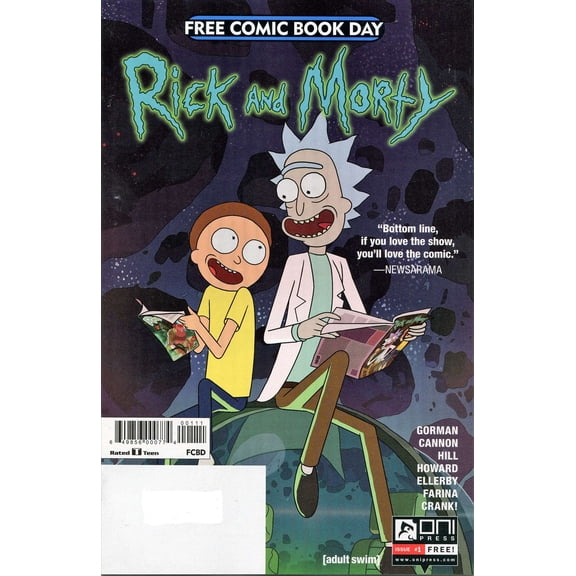 Rick And Morty FCBD #2017 VF ; Oni Comic Book