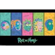 Rick And Morty - Faces Wall Poster, 22.375" x 34"