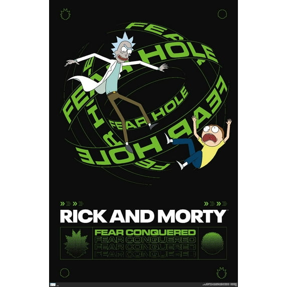 Rick And Morty - Fear Hole Wall Poster, 22.375" x 34"