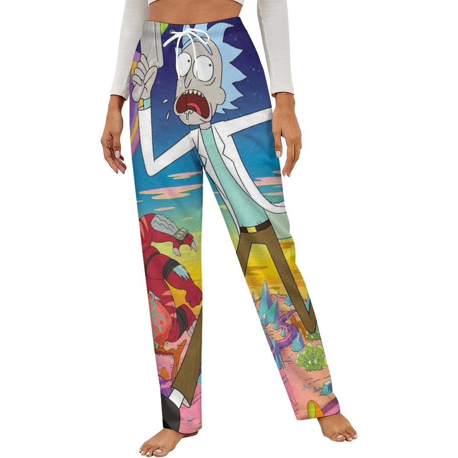 Rick And Morty Flannel Women s Pajama Pants Bottoms Sleepwear Home rick-and-morty-flannel-women-s-pajama-pants-bottoms-sleepwear-home
