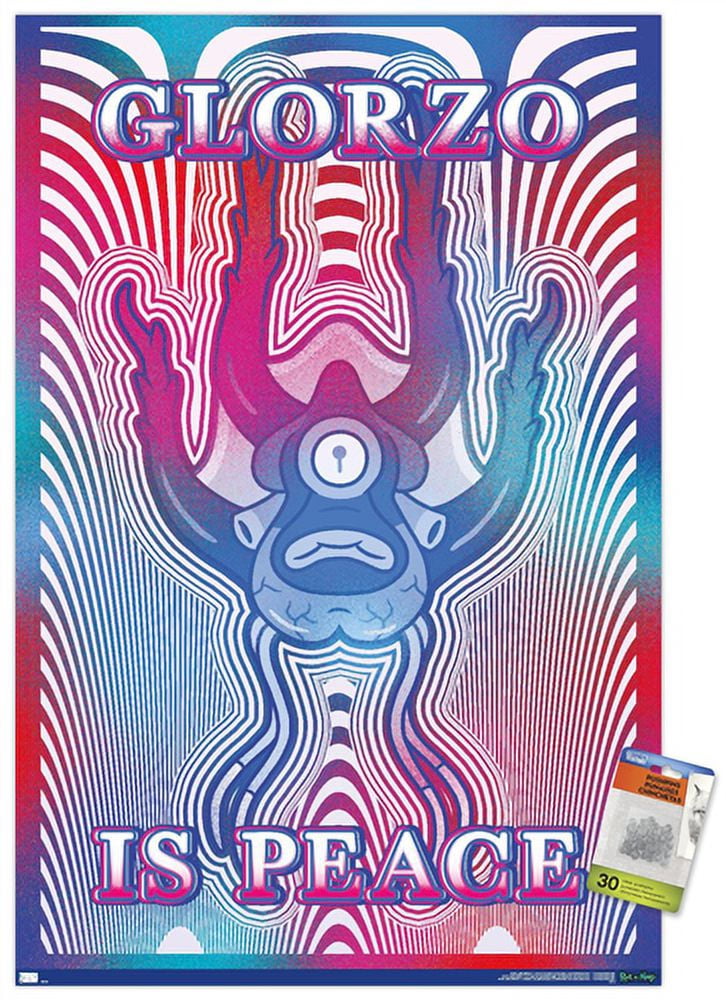 Rick And Morty - Glorzo Wall Poster with Pushpins, 22.375" x 34"